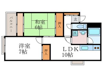 間取図 レジデンス岡崎