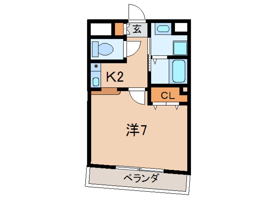 間取図 カサ・デロ－ザ