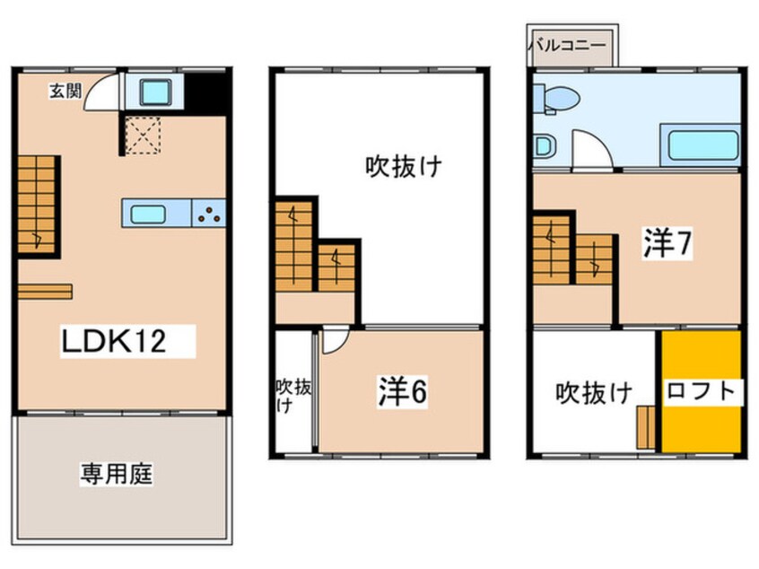 間取図 Ｍ`ｓ－Ｆｌａｔ