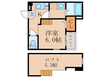 間取図 イロハ　淀下津町