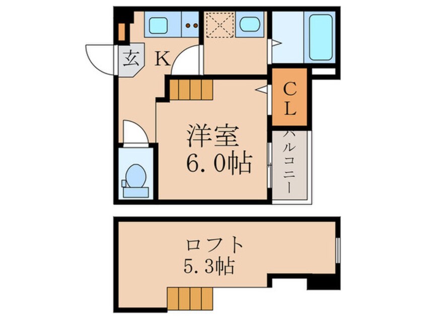 間取図 イロハ　淀下津町