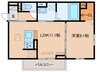 BRANSIA出町 1LDKの間取り