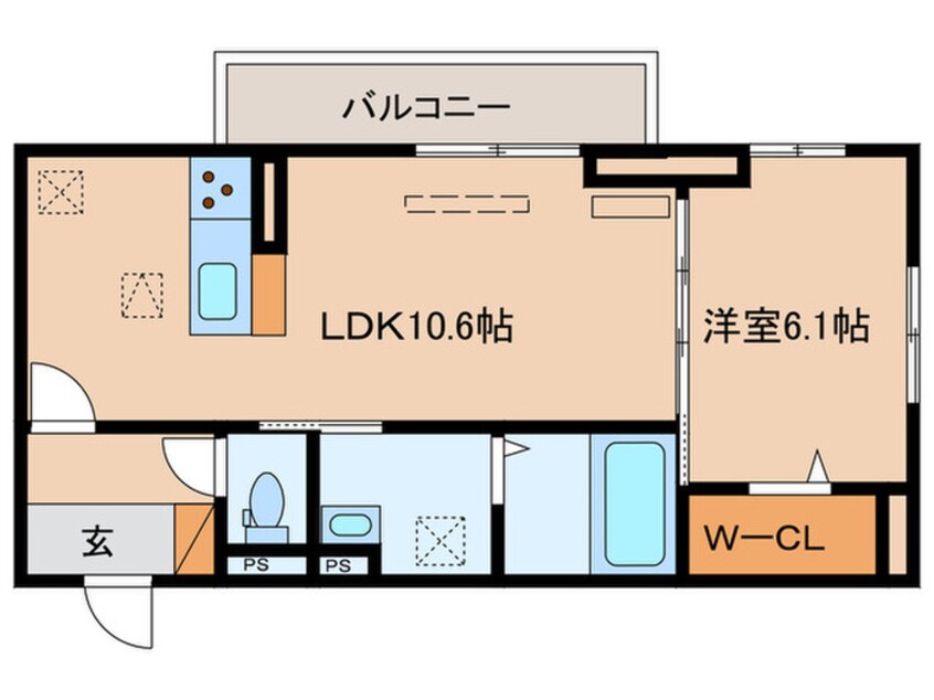 間取図 BRANSIA出町