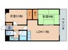 シャト－アルバ 2LDKの間取り
