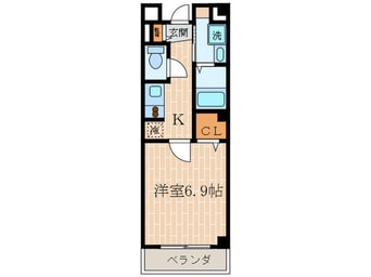 間取図 ソレイユ　クレ－ル