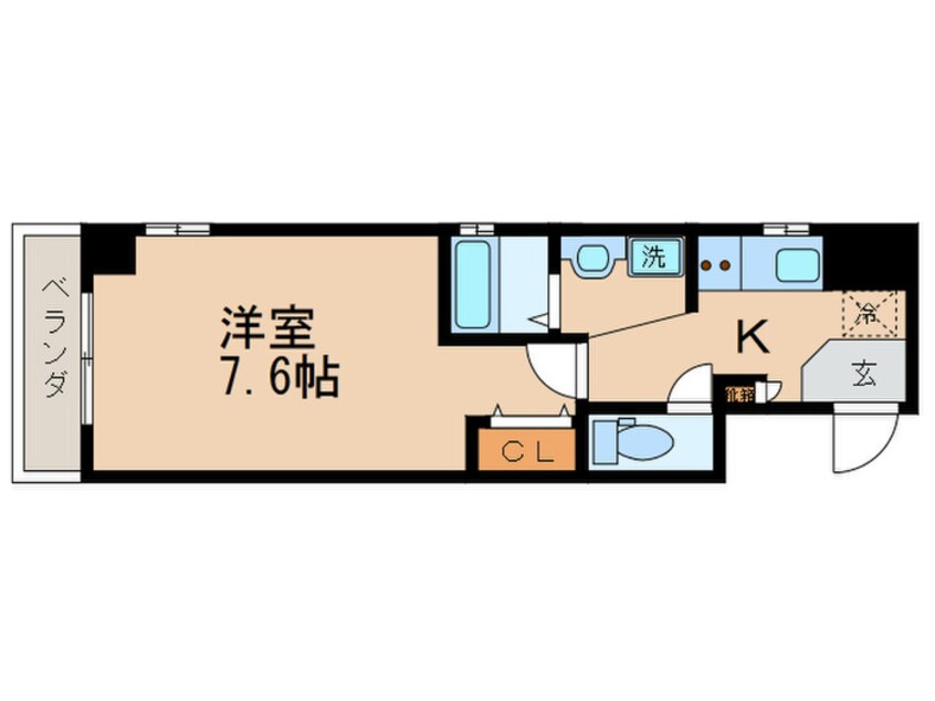 間取図 フェイバル二条