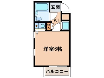 間取図 ｼｬﾙﾏﾝﾌｼﾞ久米田参番館