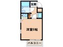 ｼｬﾙﾏﾝﾌｼﾞ久米田参番館の間取図