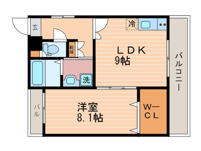 間取り図 ＧＡＲＢＯ　五条大橋