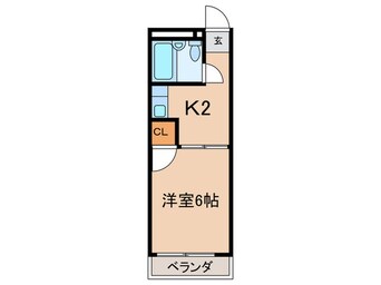 間取図 ロールス塚口Ⅰ