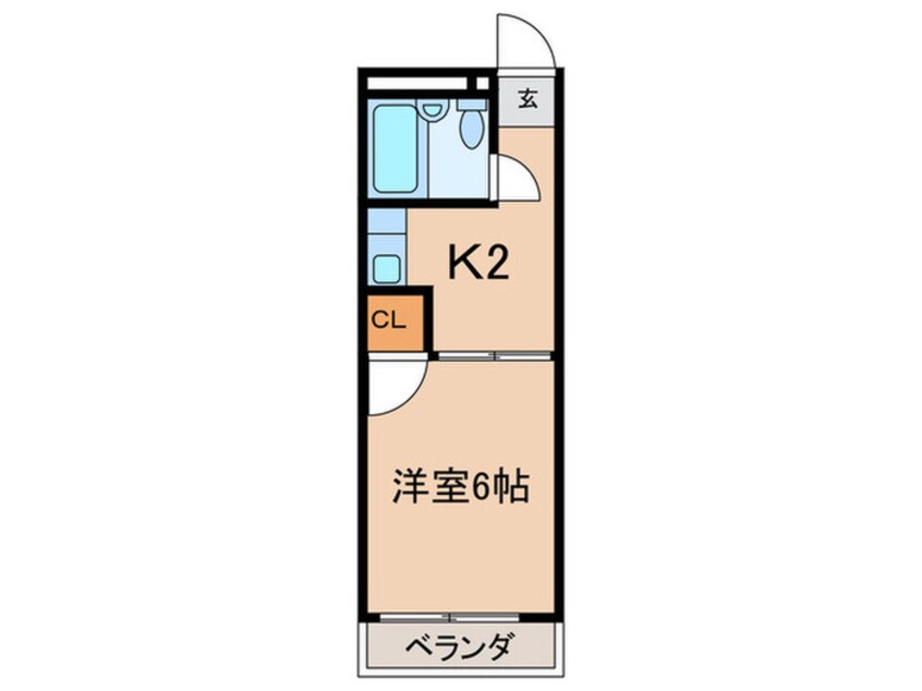 間取図 ロールス塚口Ⅰ