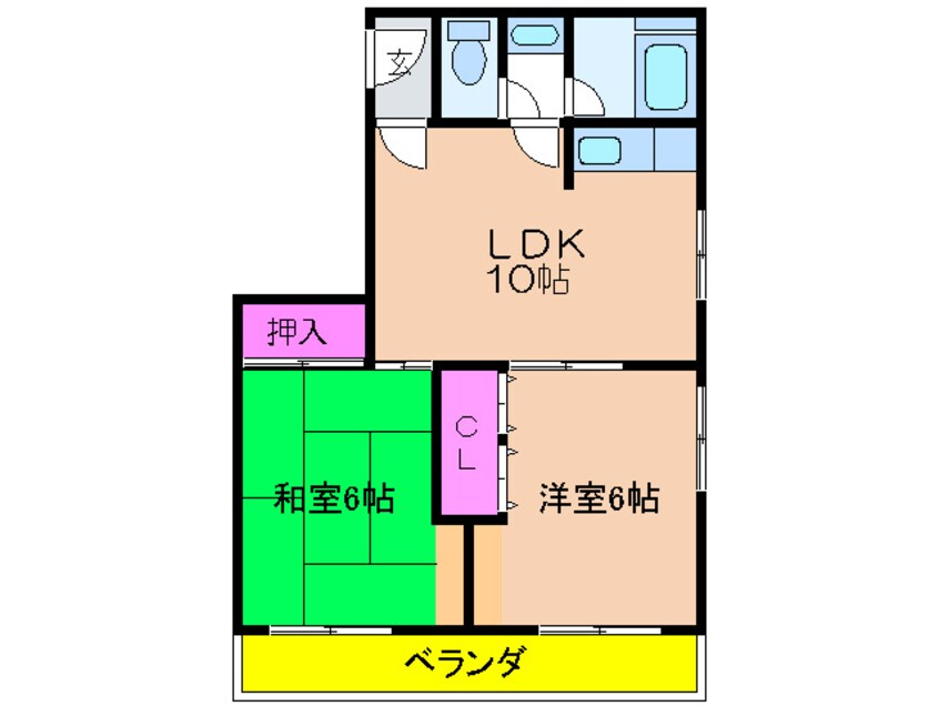 間取図 長居グランドハイツ