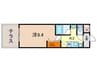 フジテラス東山三条 1Kの間取り