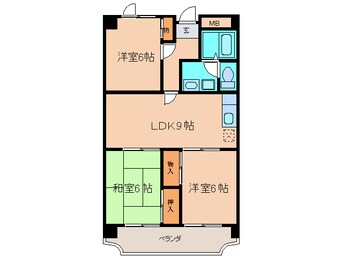 間取図 第二マンション寺直