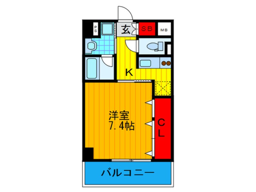 間取図 Ｄｏｌｃｅ　Ｖｉｔａ　Ⅰ