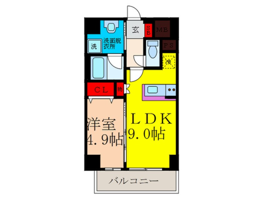 間取図 BeeHive吹田駅前