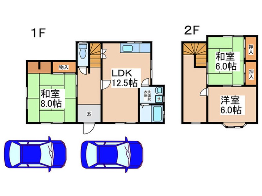 間取図 泉佐野市上瓦屋一戸建