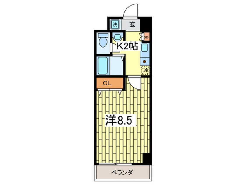 間取図 Ｍプラザ堀江南