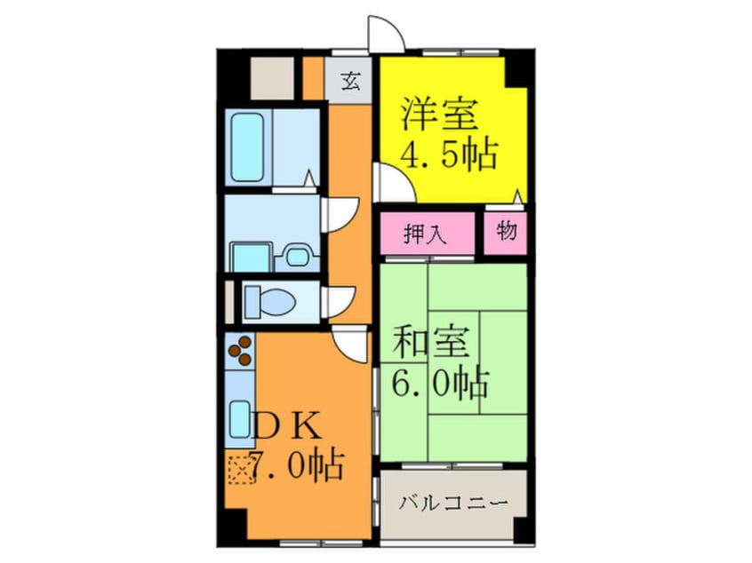 間取図 メゾン摂津