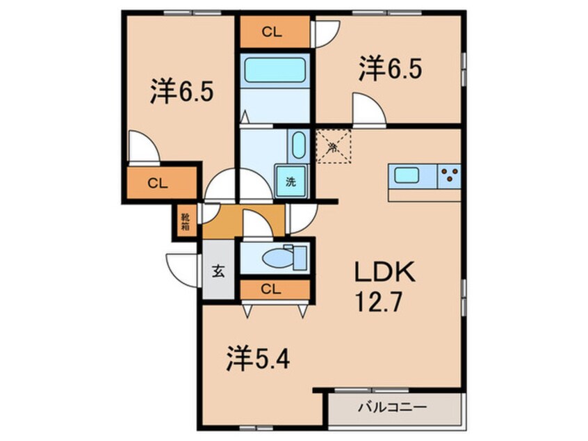 間取図 グルーブ五色山