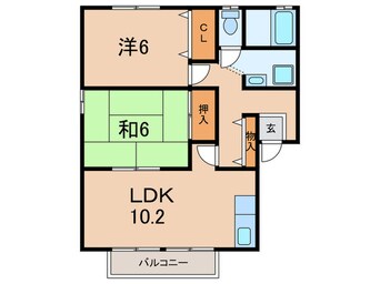 間取図 パルティール鶴林
