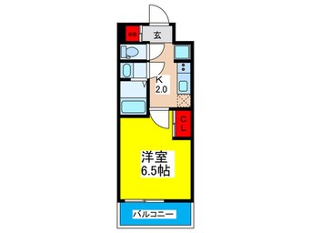 間取図 セレニテ放出リアン