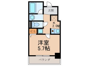 間取図 ラナップスクエア東梅田(507)