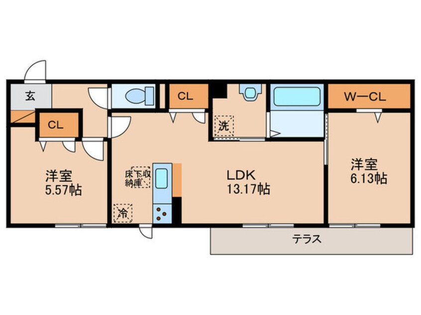 間取図 Lys Gracieux