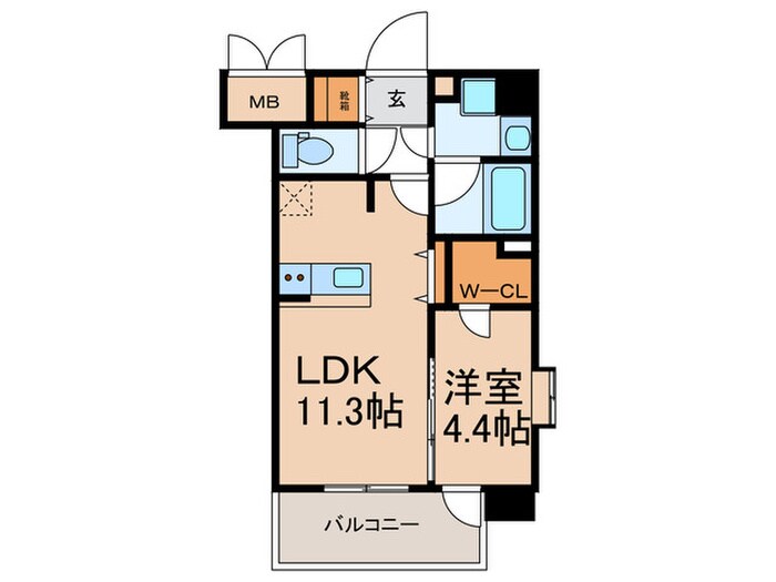 間取り図 TOP　COURT都島