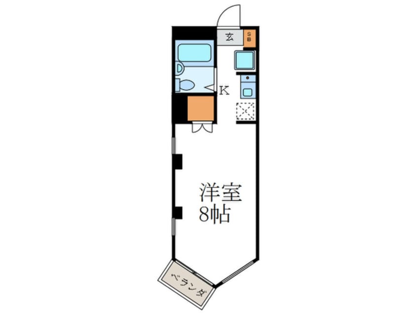間取図 ﾘﾘｨ ｵﾌﾞ ｻﾞ ｳﾞｧﾘｲ 天神川