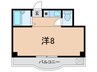 三景マンション 1Rの間取り