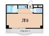 三景マンション 1Rの間取り