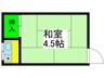 葵マンション 1Rの間取り