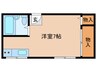 澤マンション 1Rの間取り