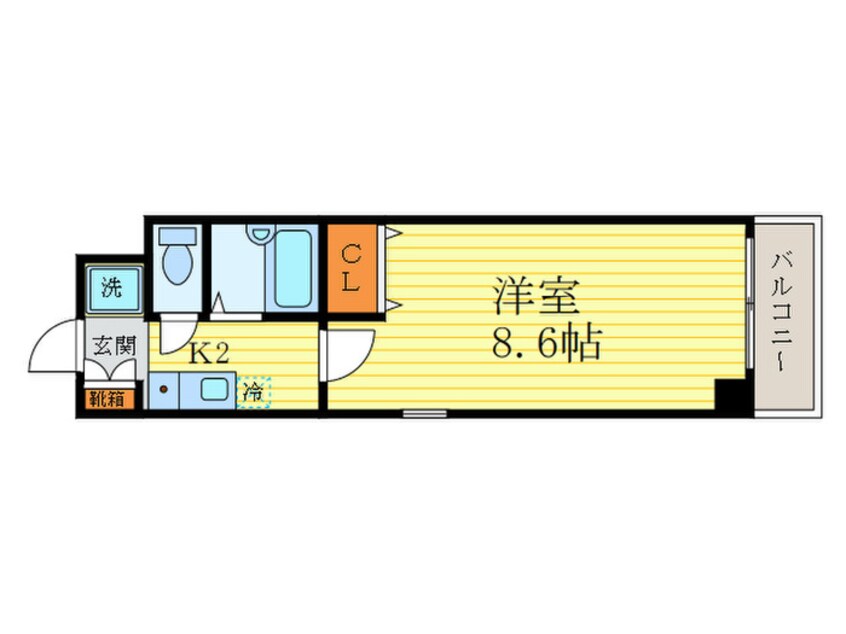 間取図 パインパレス黒門