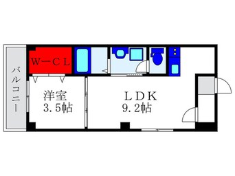 間取図 キャトルセゾン豊中本町