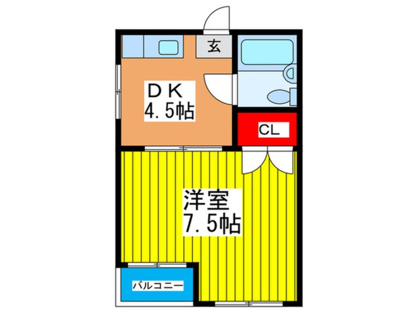 間取図 メゾン　デュ　エトワール