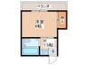 サンシャイン萱島 1Kの間取り