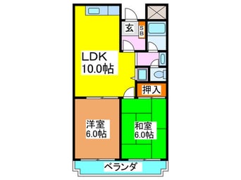 間取図 TWIN COURT ＨＩＲＡＴＡ
