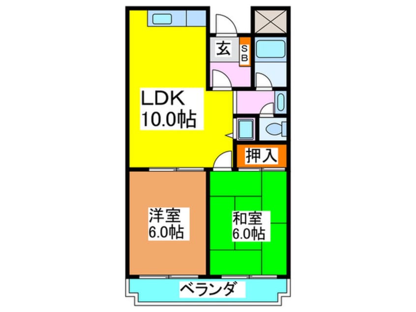 間取図 TWIN COURT ＨＩＲＡＴＡ