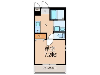 間取図 フジパレス中央長田Ⅱ番館