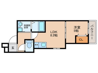 間取図 フジパレス長原サウス