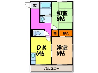 間取図 昭郷ツインハイツＡ棟