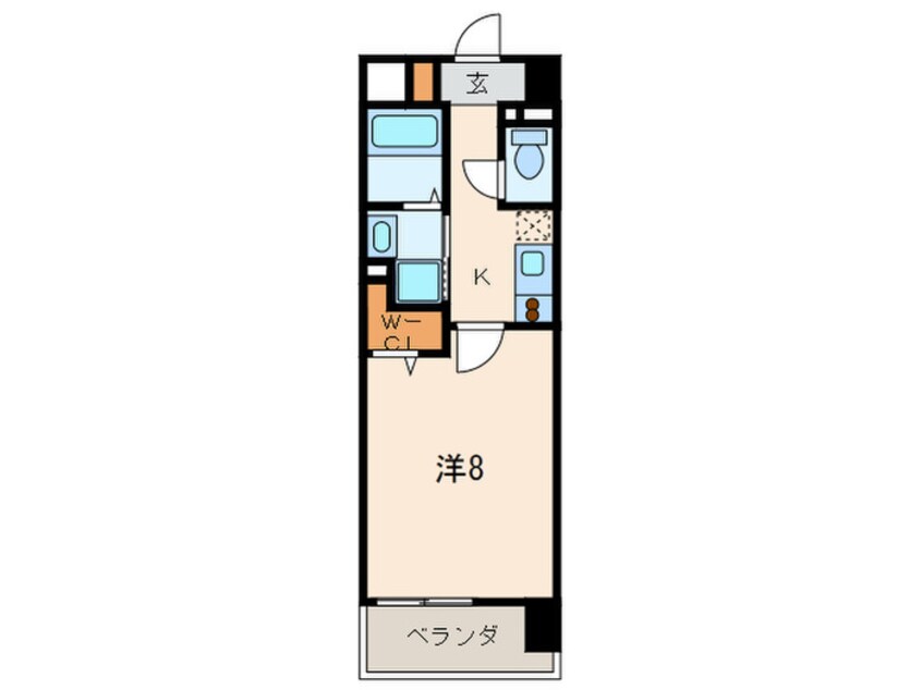 間取図 クラシェス尼崎