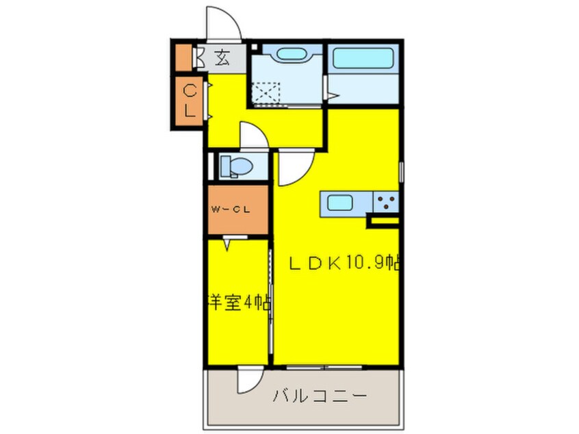 間取図 カーサ楯原