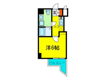 間取図 レジュ－ルアッシュ谷町