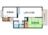スイーツ山路 2LDKの間取り
