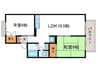 スイーツ山路 2LDKの間取り