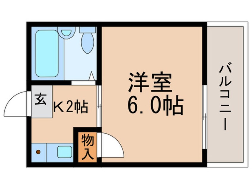 間取図 第３平野ﾏﾝｼｮﾝ