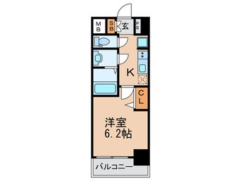 間取図 ﾌﾟﾚｻﾝｽ難波ｲﾝﾌｨﾆﾃｨ(312)